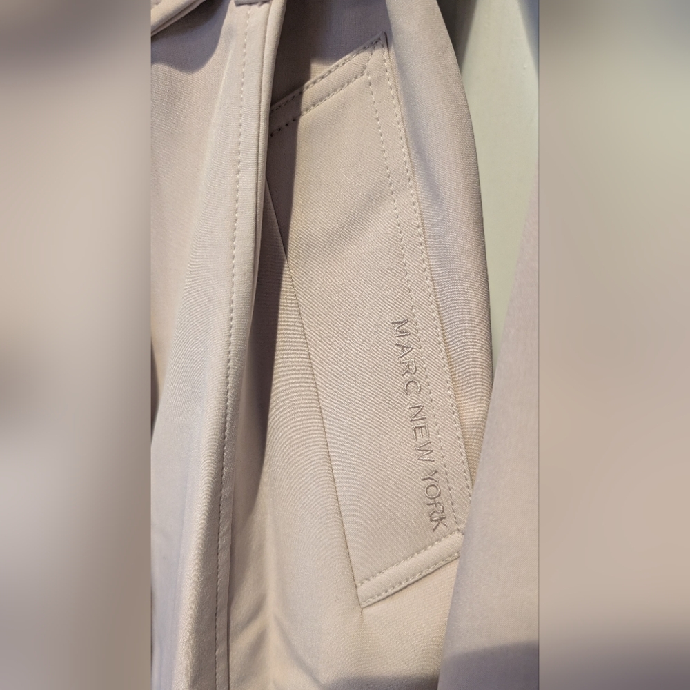 Andrew Marc New York Women's Soft Shell Hooded Trench Coat Size Large Thistle - Picture 8 of 16
